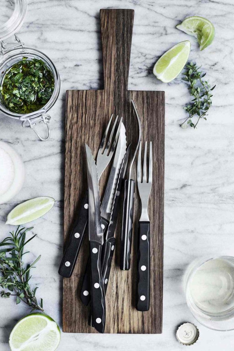 Sztućce do mięsa stal nierdzewna premium