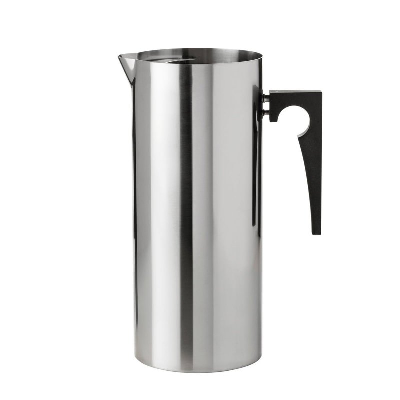 Stelton AJ CYLINDA Stalowy Dzbanek do Wody 2 l / Srebrny