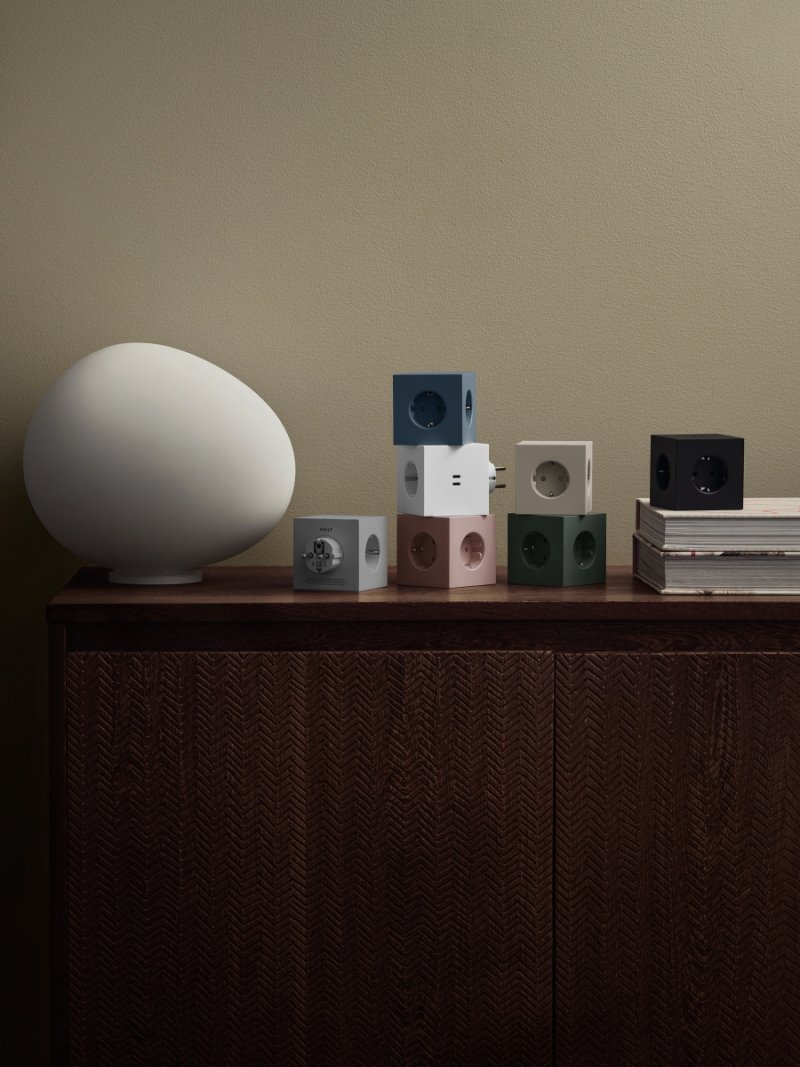 Avolt SQUARE 2 Rozgałęziacz - Listwa Zasilająca / Szary