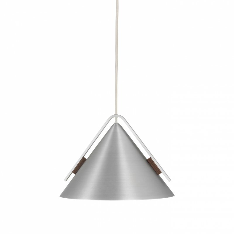 Kristina dam studio CONE Lampa Wisząca 25 cm / Srebrna