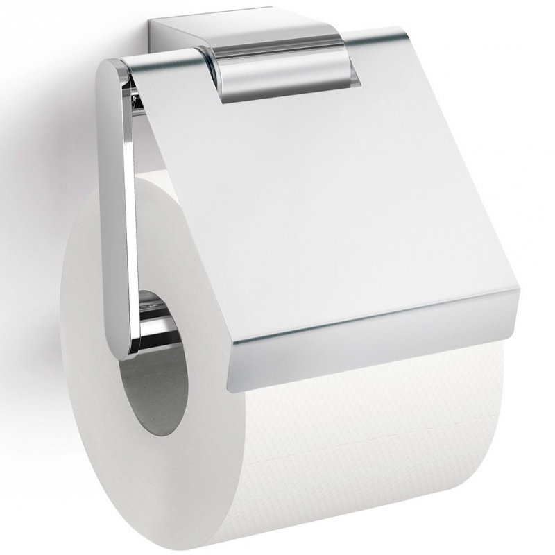 Zack ATORE Wieszak - Uchwyt na Papier Toaletowy z Klapką - Polerowany