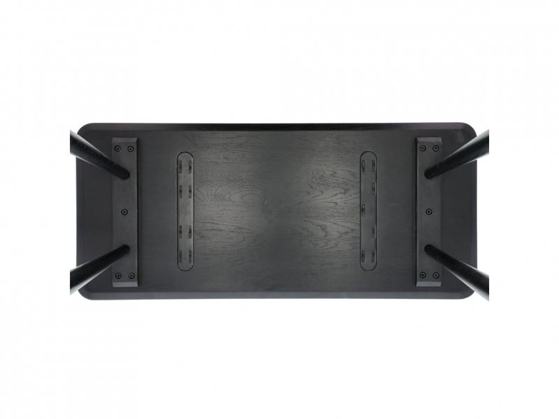 Villa Collection BAST Biurko Dębowe 100 cm Czarne