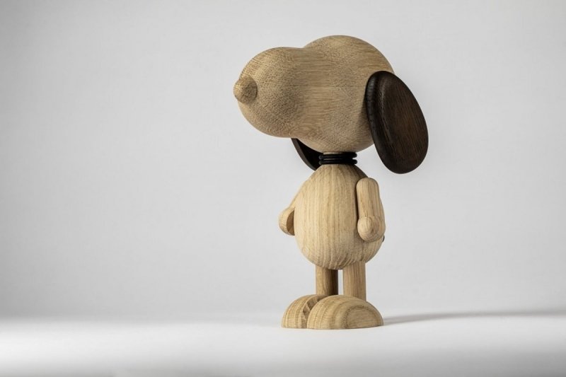boyhood MR. B’EAGLE Figurka Drewniana Duża - Dąb Naturalny i Ciemny