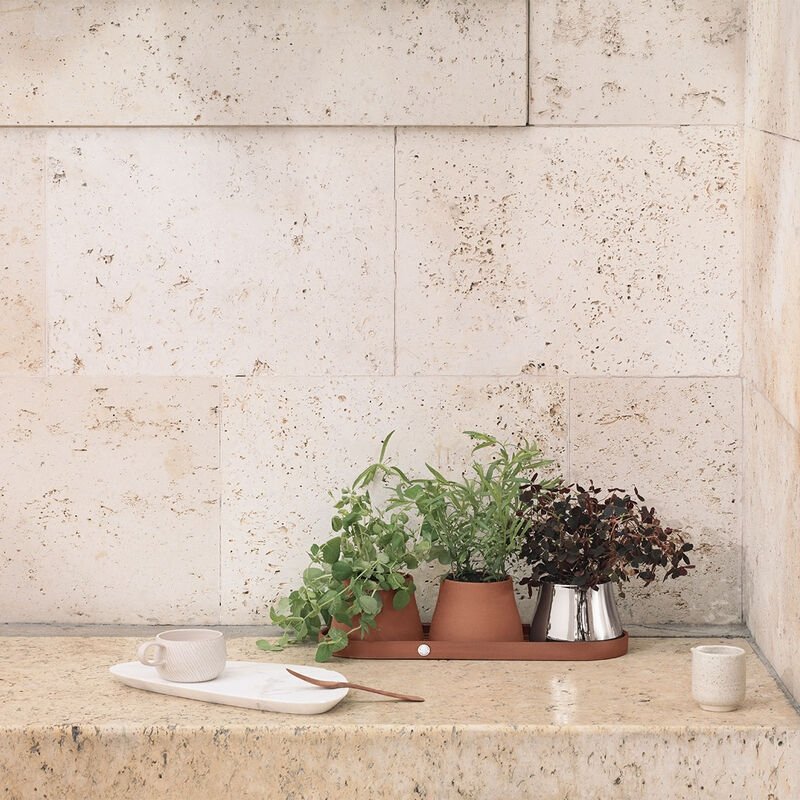 Georg Jensen TERRA Doniczka do Kwiatów - Ziół / Zestaw 3 Doniczek