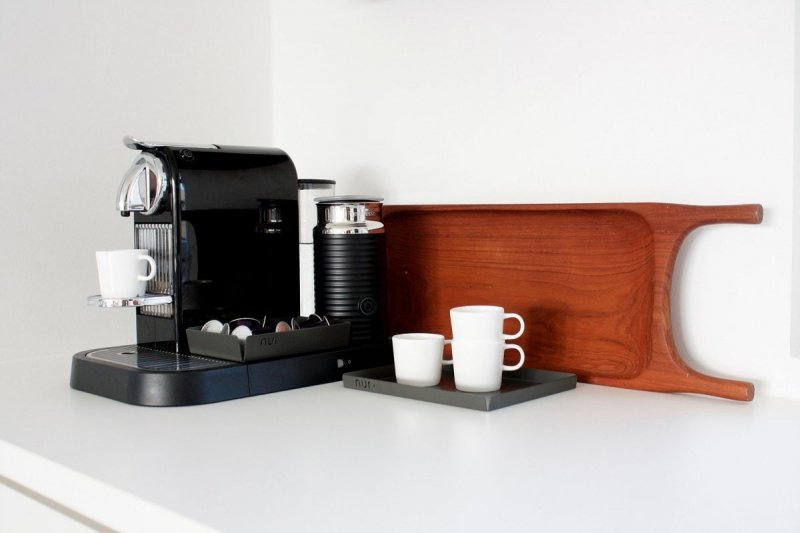 NUR Design Studio TRAY Tacka Mała - Taca Mała - Czarna