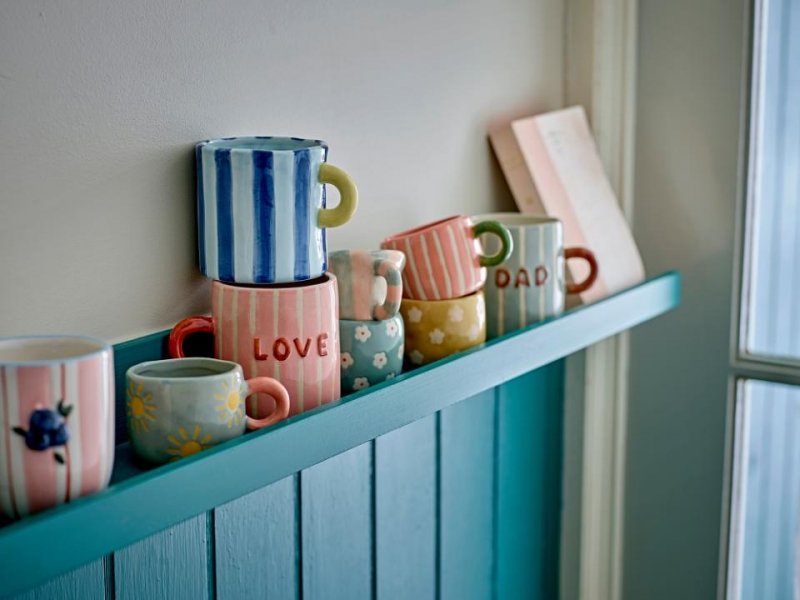 Dekoracyjny kubek Bloomingville z terakotowym uchem dla mamy