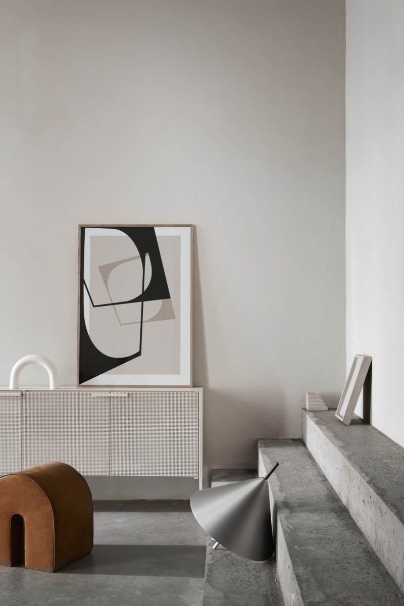 Kristina dam studio CONE Lampa Wolnostojąca / Srebrna