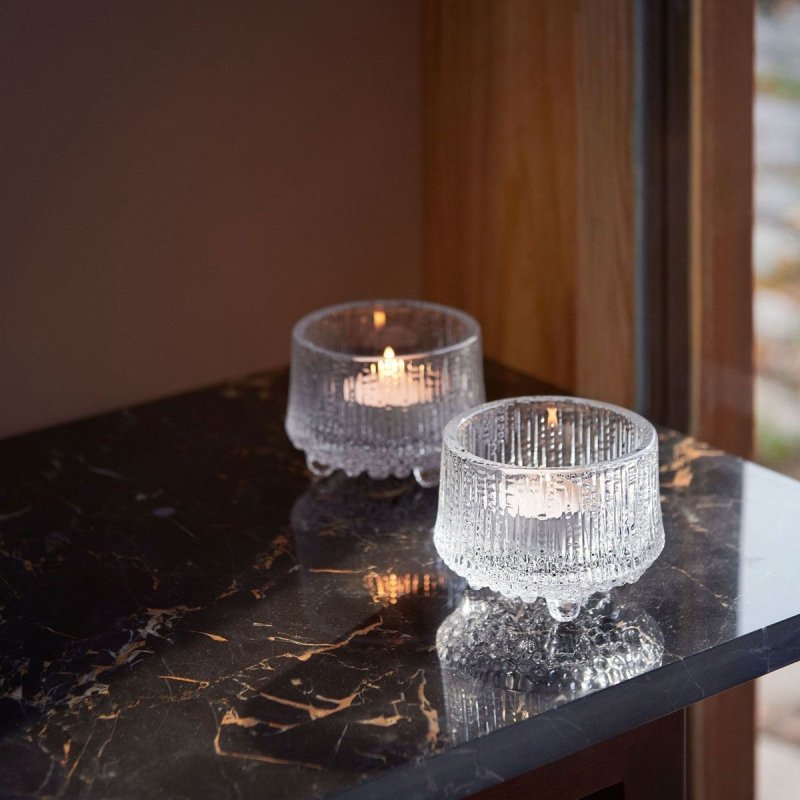 Iittala ULTIMA THULE Świecznik Tealight / Przezroczysty