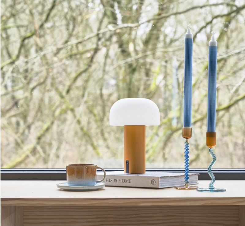 Villa Denmark STYLES Bezprzewodowa Lampka LED / Pomarańczowa