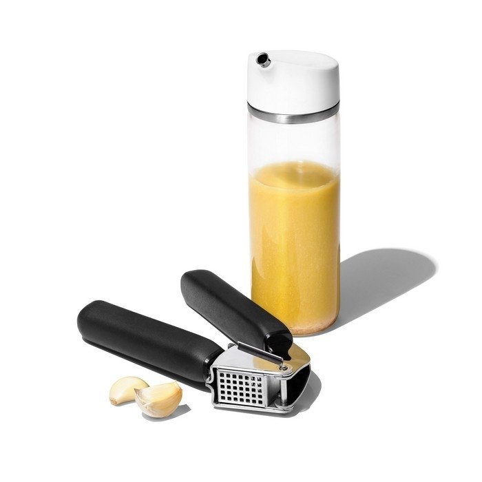 Oxo GOOD GRIPS Stalowa Praska - Wyciskacz do Czosnku