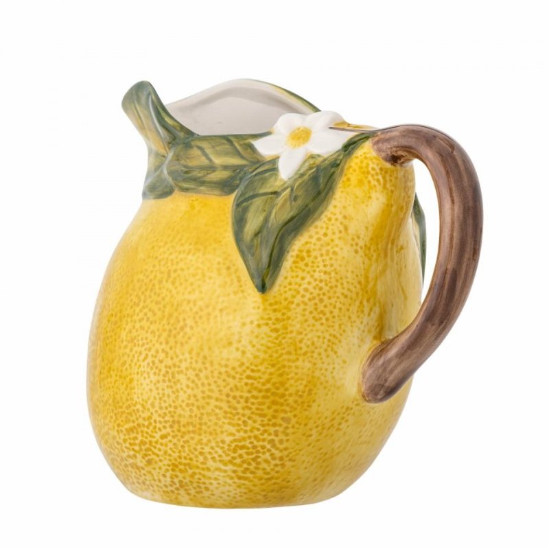 Bloomingville LIMONE Ceramiczny Dzbanek 1,3 l Cytryny / Żółty