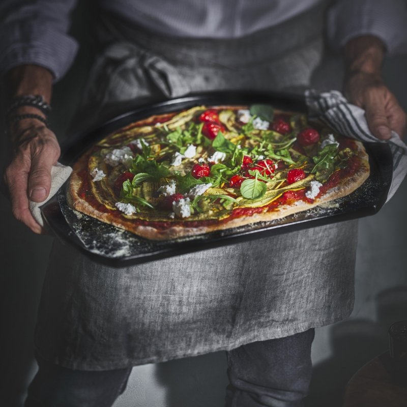 Emile Henry GRILL Stacja - Kamień do Pieczenia Pizzy / Czarny