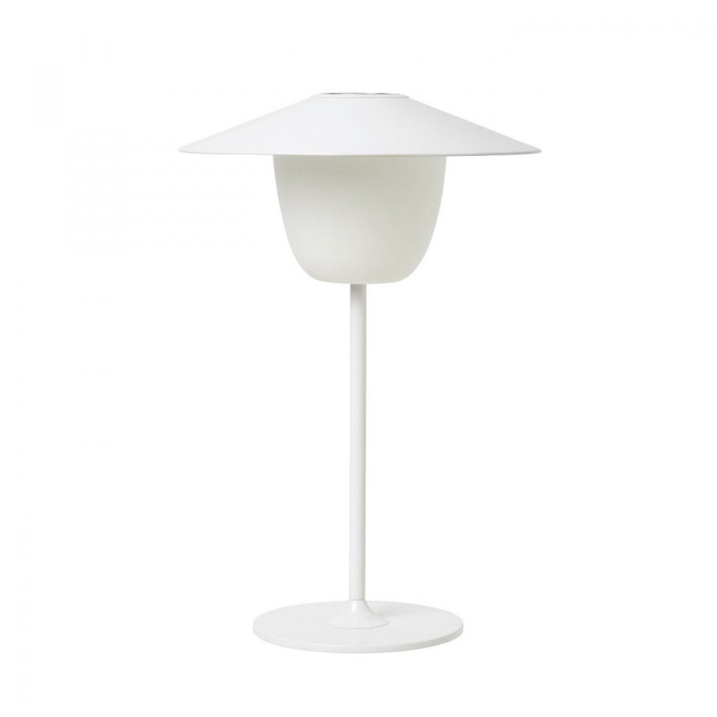 Blomus ANI Bezprzewodowa Lampa LED 2w1 Stołowa/Wisząca 33 cm Biała