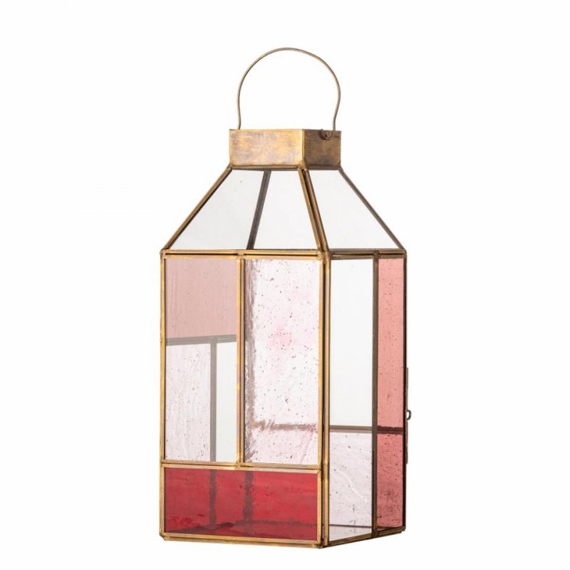 Szklany lampion Bloomingville Drew na świece