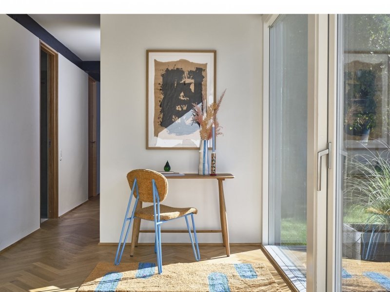 Villa Denmark STYLES Kolorowy Dywan 70x140 cm / Niebieski - Brązowy