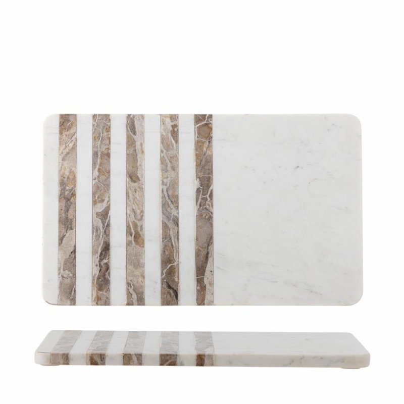 Elegancka taca marmurowa Bloomingville Novelle – serwowanie serów i antipasti