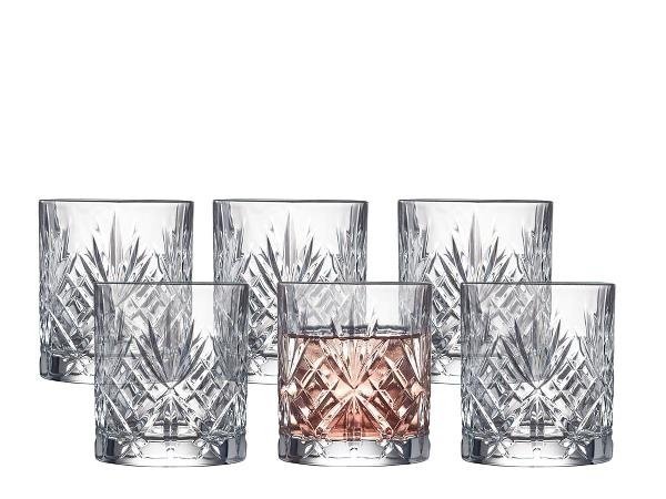 Lyngby Glass MELODIA Kryształowe Szklanki do Wody 230 ml 6 Szt.