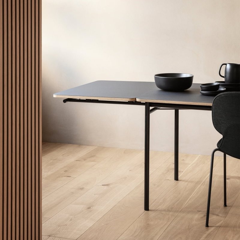 Eva Solo TAFFEL Stół Rozkładany 90 x 200-320 cm Czarny / Blat Czarny