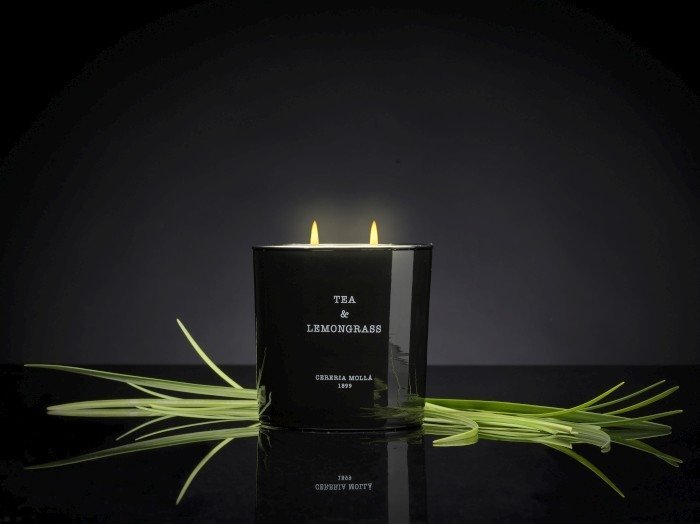 Cereria Molla BOUTIQUE Świeca Zapachowa XL 600 gr. Tea and Lemongrass