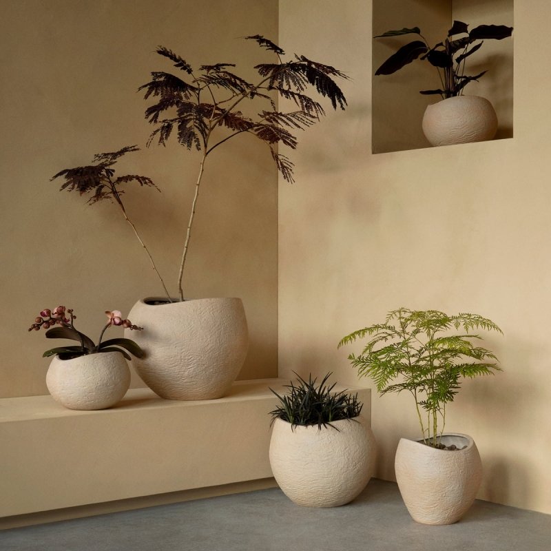 Audo PLANTS Doniczka do Kwiatów 24 cm / Ivory