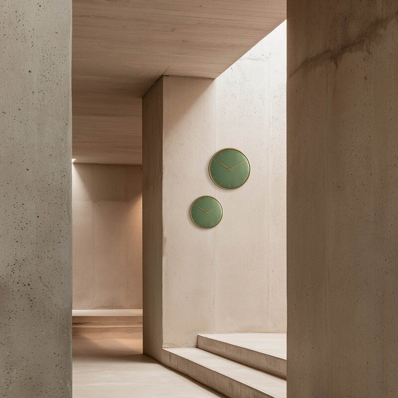 zegar skandynawski cichy do sypialni