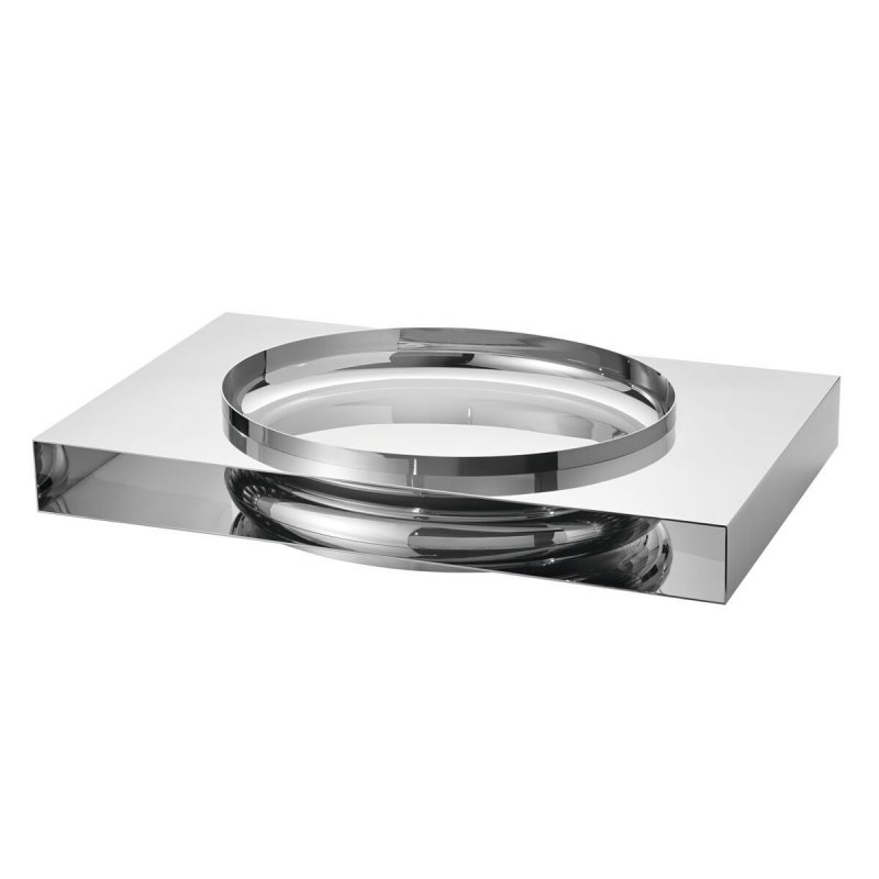 Georg Jensen PENUMBRA Stalowa Misa - Patera Dekoracyjna 30 cm / Srebrna Połysk