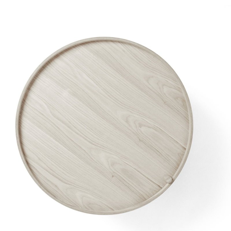 Audo TURNING Okrągły Stolik Kawowy 65 cm / Jasny Dąb