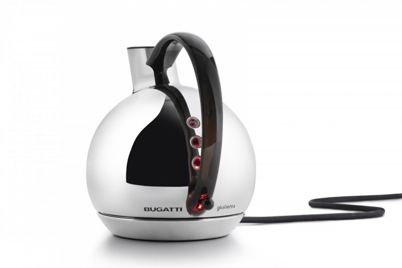 Casa Bugatti GIULIETTA Czajnik Elektryczny 1,2 l / Srebrny Chrom