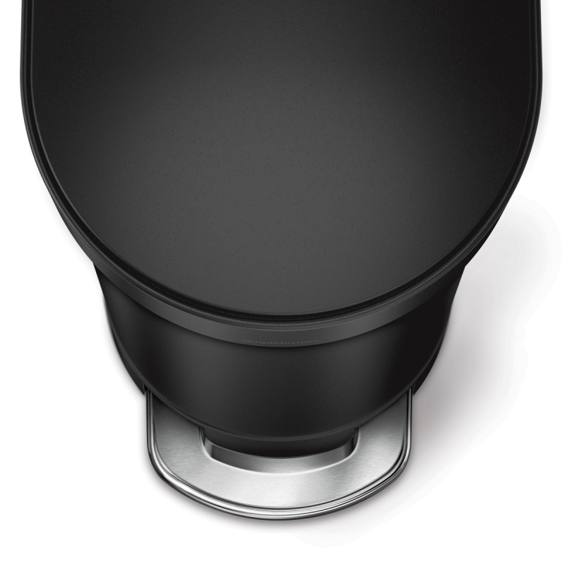 simplehuman SLIM Kosz na Śmieci 45 l Pedałowy / Czarny Mat