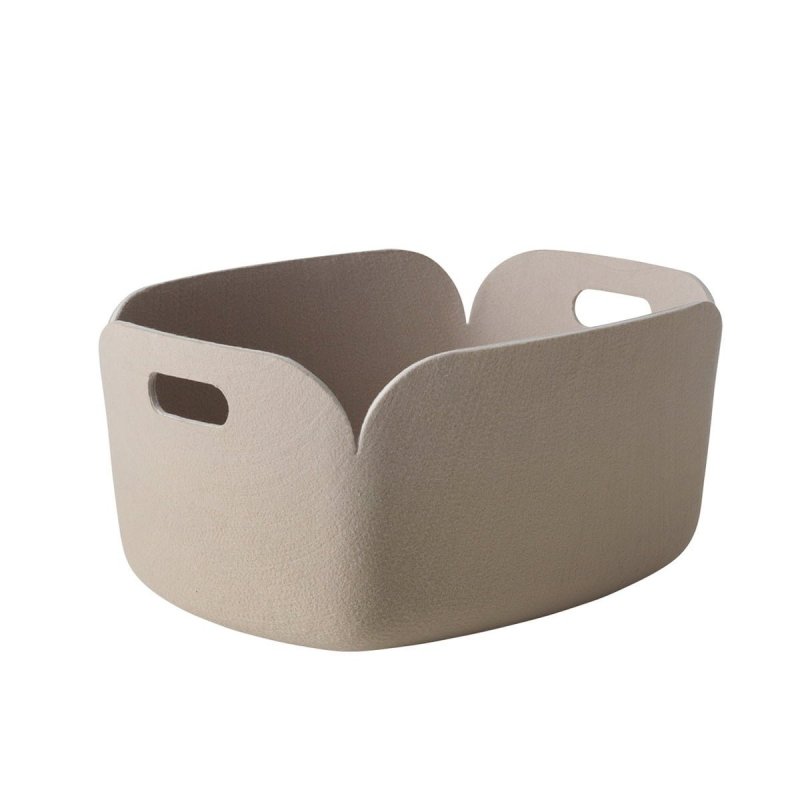 Muuto RESTORE Pojemnik - Kosz Filcowy do Przechowywania - Sand