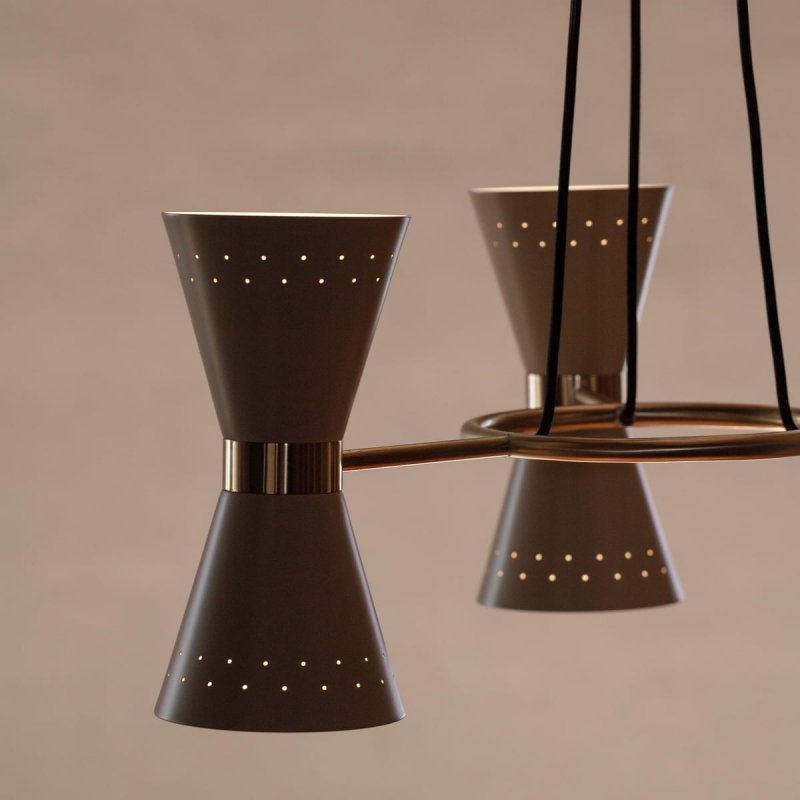 Audo COLLECTOR Żyrandol - 5 Lamp / Kremowy