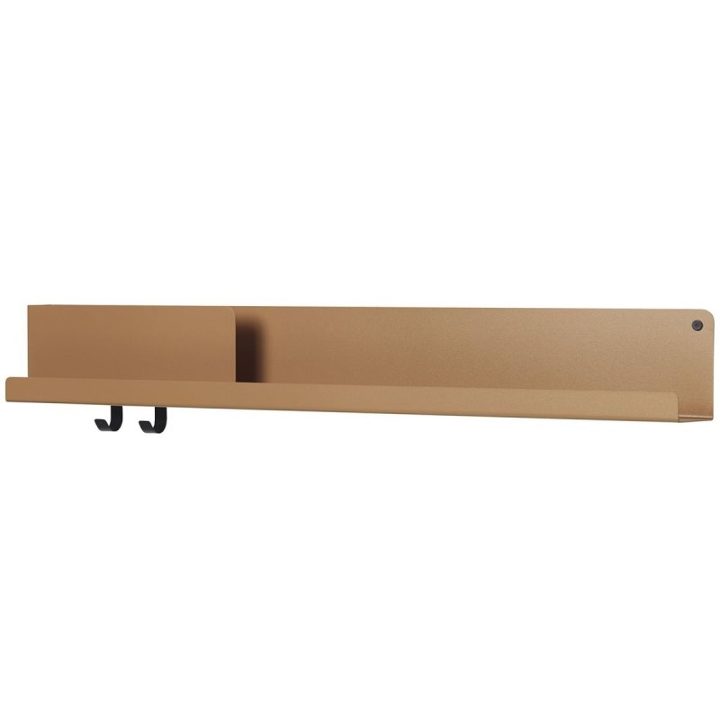 Muuto FOLDED Organizer - Półka Ścienna 96 cm Pomarańczowa