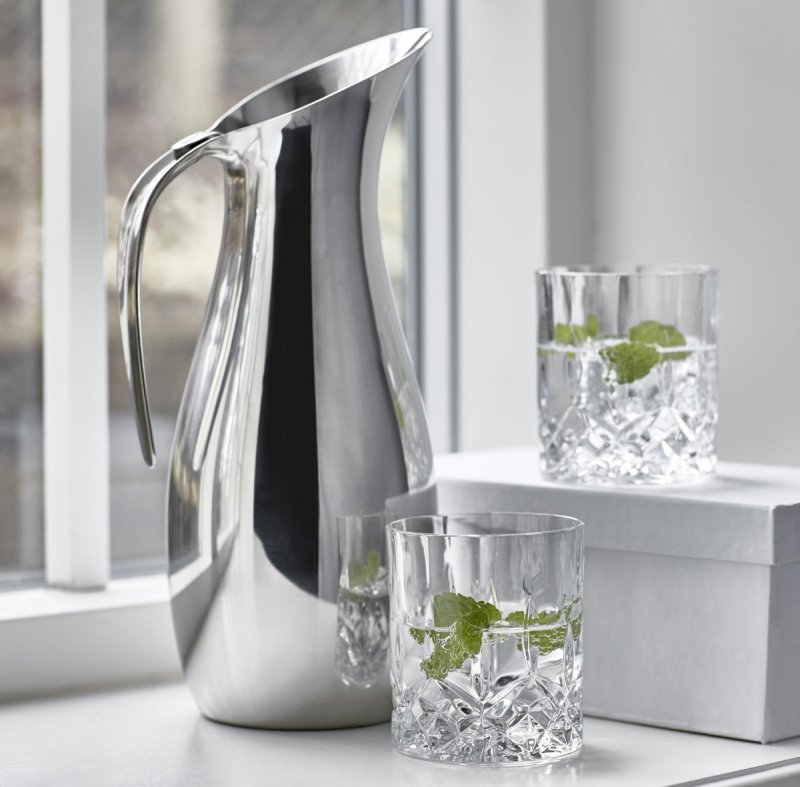 Lyngby Glass MELODIA Kryształowe Szklanki do Whisky, Drinków 310 ml 6 Szt.