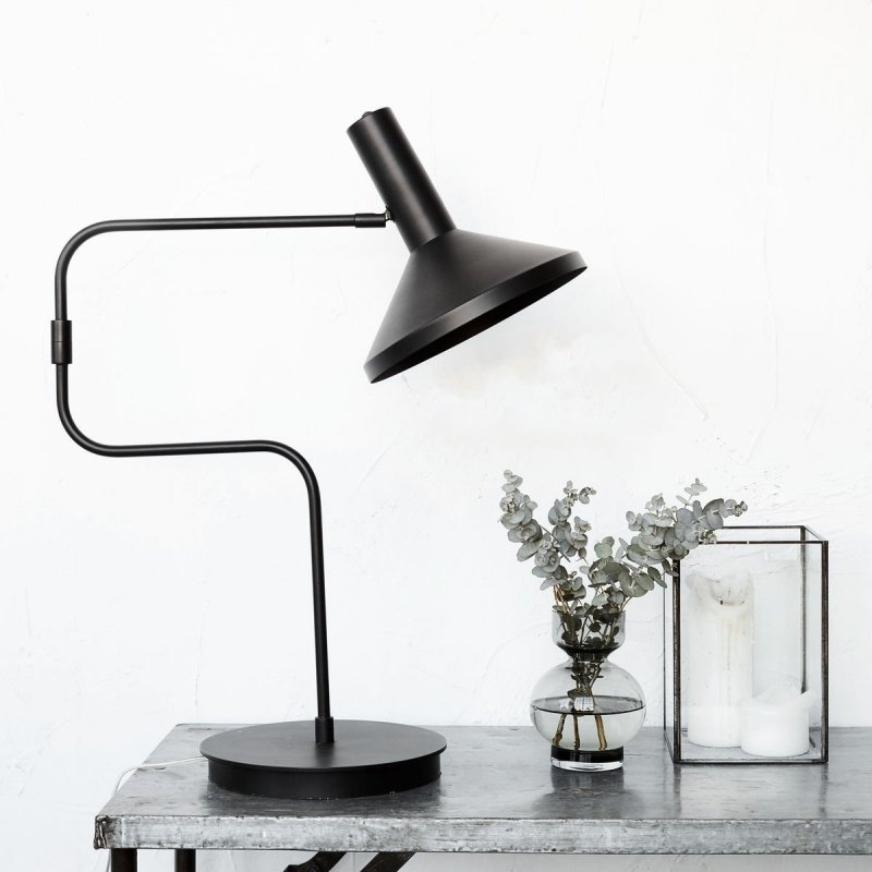 House Doctor MALL MADE Lampa Stołowa - Biurkowa / Czarna Matowa