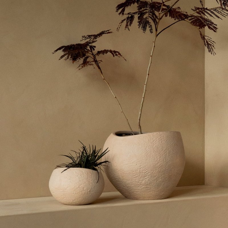 Audo PLANTS Doniczka do Kwiatów 24 cm / Ivory