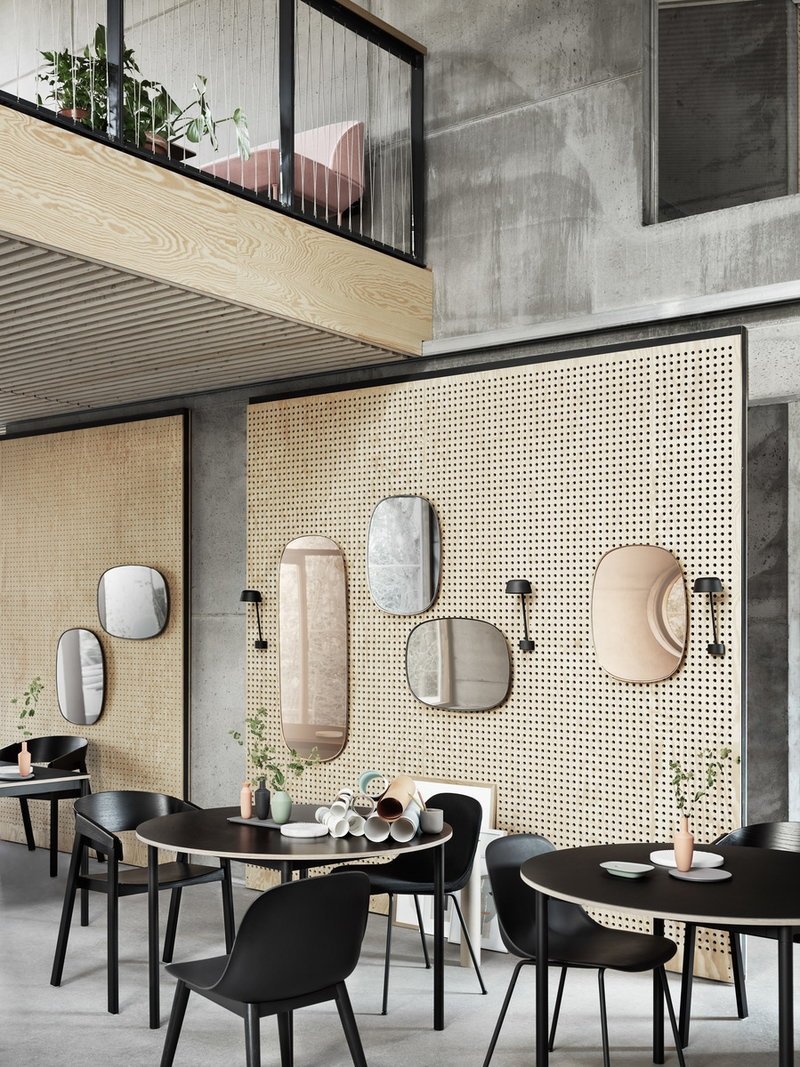 Muuto FRAMED Lustro Ścienne S - Taupe / Tafla Taupe