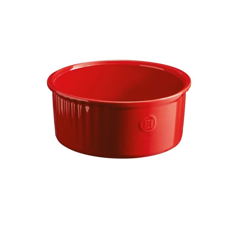 Emile Henry GRATIN Naczynie do Sufletów 2,45 l Czerwone