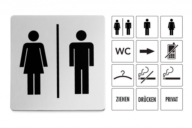 Zack INDICI Tabliczka Informacyjna - Garderoba / Szatnia
