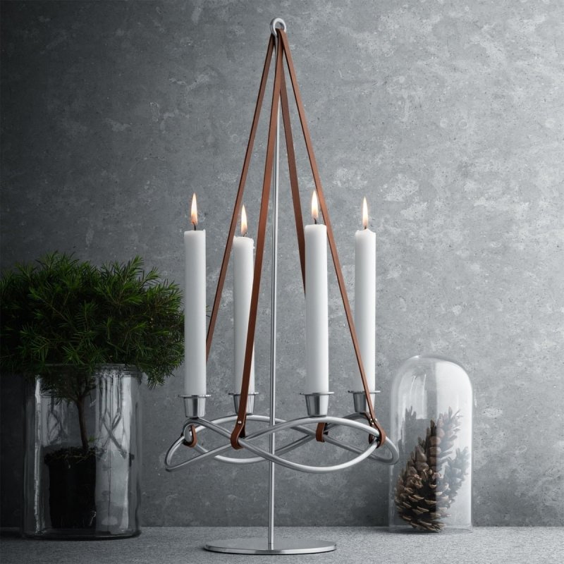Georg Jensen SEASON Świecznik Czteroramienny Złoty