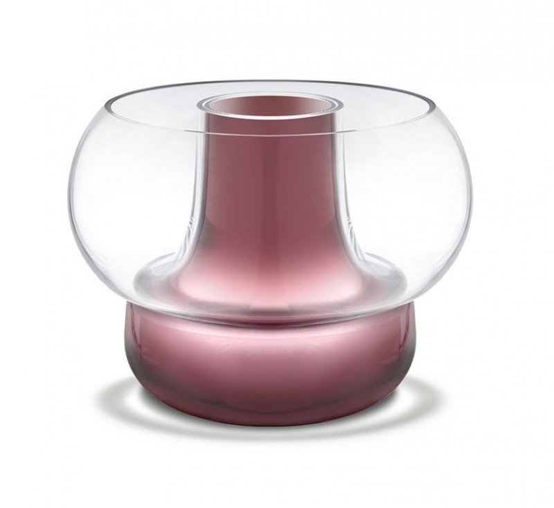 Holmegaard CADO Wazon do Kwiatów 24 cm 2w1 Fioletowy