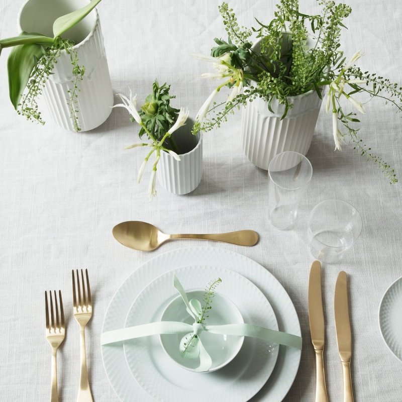 Lyngby Porcelain LYNGBY Wazon do Kwiatów 6 cm Biały