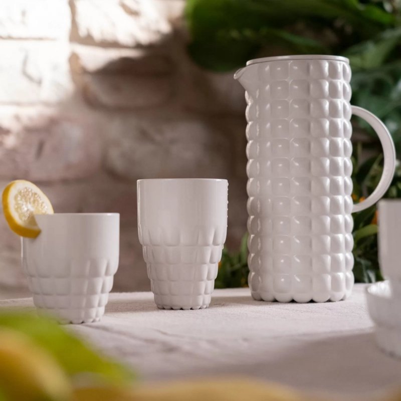 Guzzini TIFFANY Szklanka z Tworzywa 510 ml / Mlecznobiała