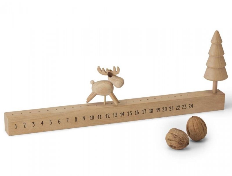 Philippi ELMAR Drewniany Kalendarz Adwentowy z Łosiem