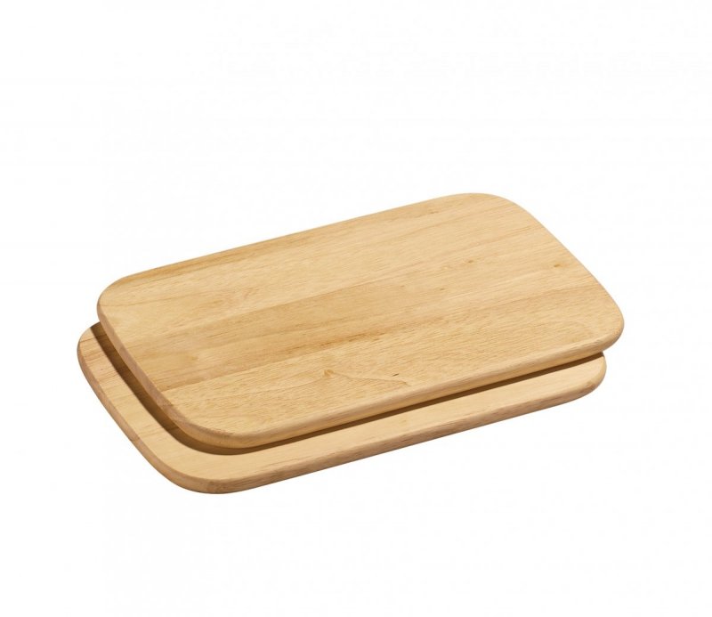 Zassenhaus KAUCZUKOWIEC Drewniane Deski Śniadaniowe 2 Szt. 26 cm