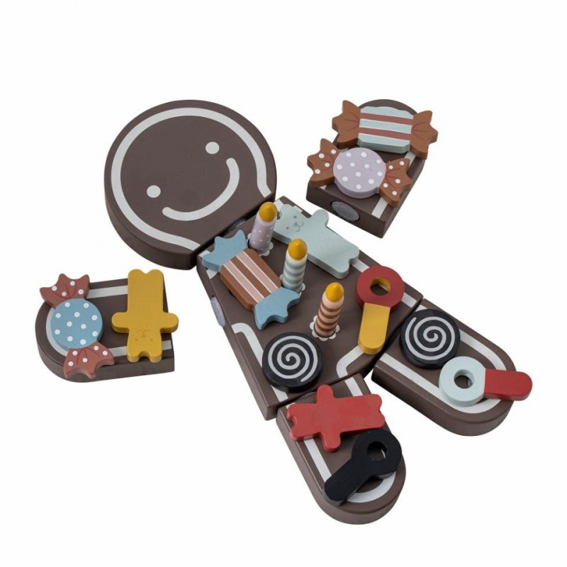 Bloomingville TALA Drewniana Zabawka dla Dzieci / Ludzik Puzzle