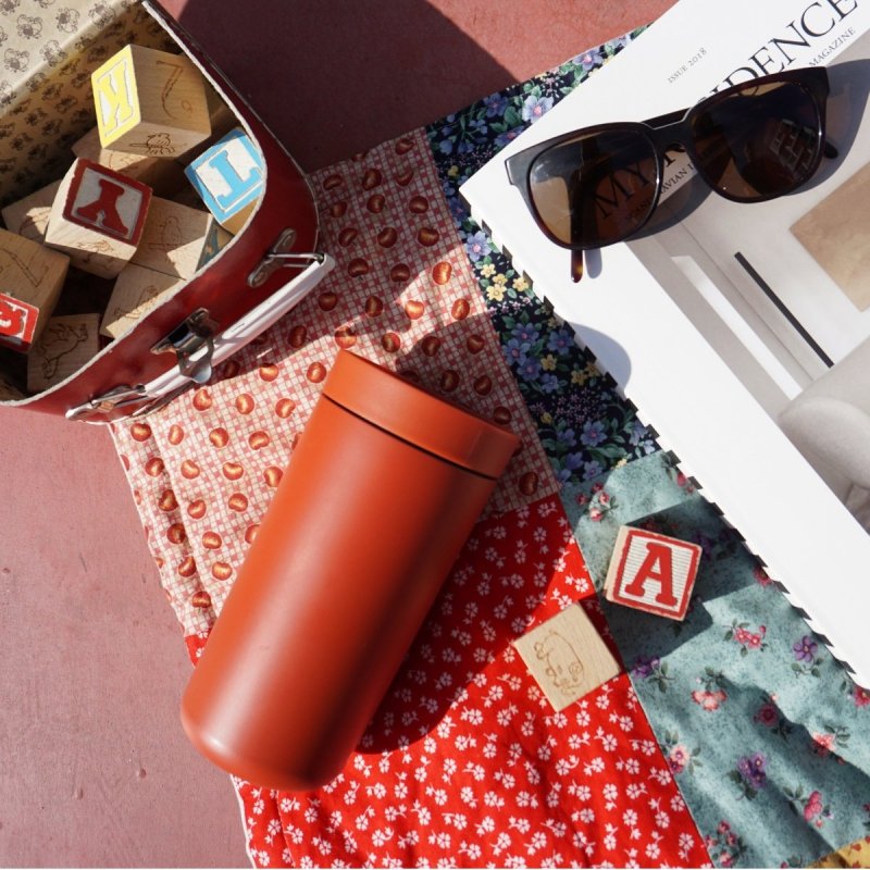 Stelton TO GO CLICK Stalowy Kubek Termiczny 200 ml Czarny