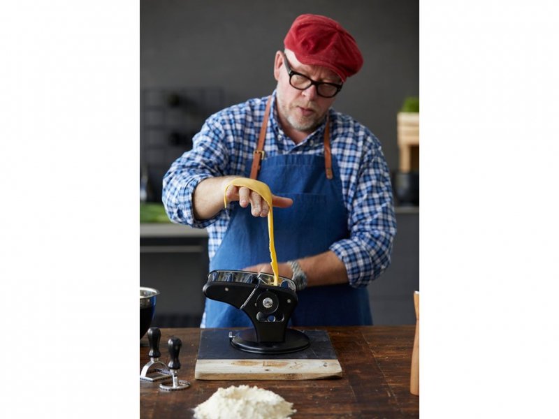 Holm KITCHEN Ręczna Maszynka do Makaronu - Czarna