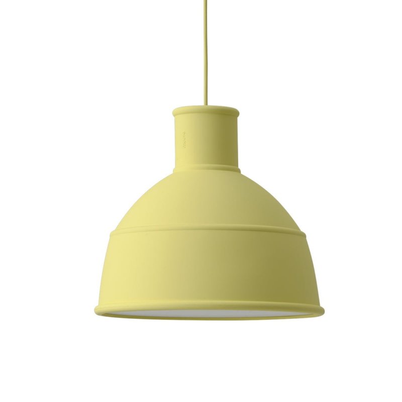 Muuto UNFOLD Lampa Silikonowa 32 cm / Jasnożółta