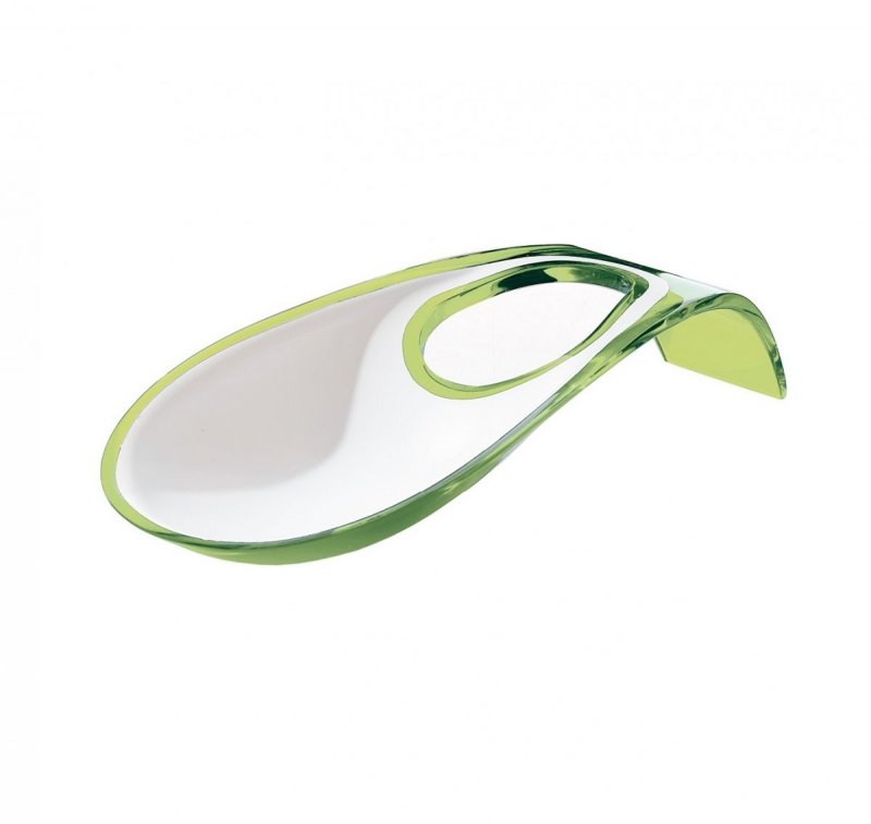 Guzzini TWO TONE Podstawka pod Łyżkę Kuchenną / Zielona