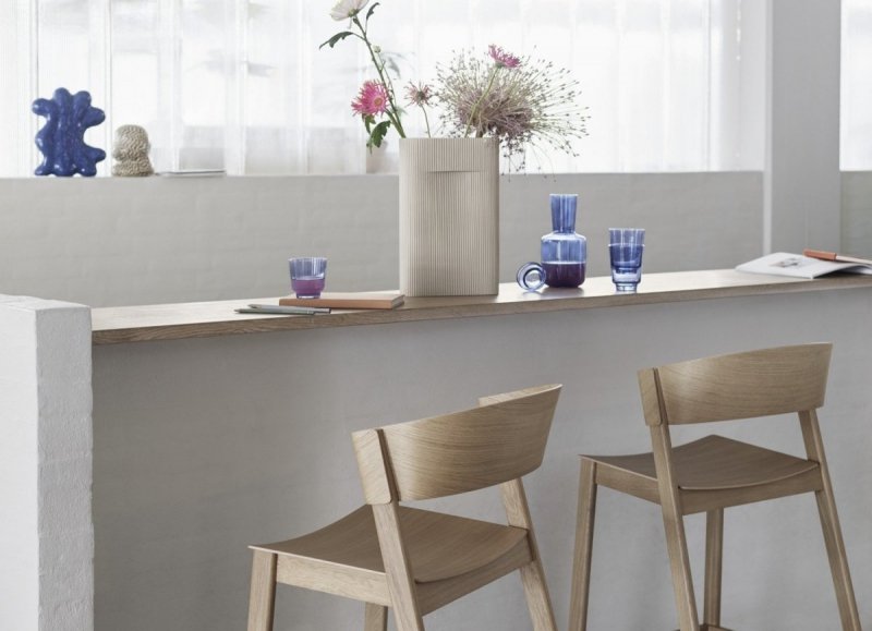 Muuto RAISE Szklanki do Wody 300 ml 2 Szt. Musztardowe